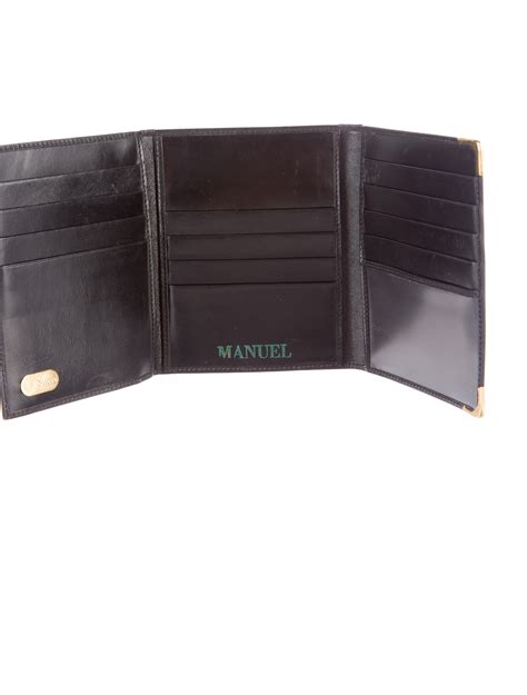 gucci trifold wallet mens|Gucci slim wallet for men.